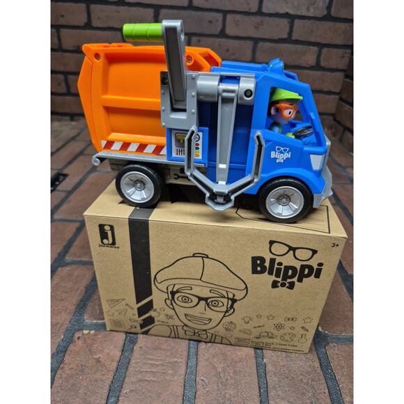 Blippi Talking Recycling Truck- Complete Set! - Picture 1 of 3